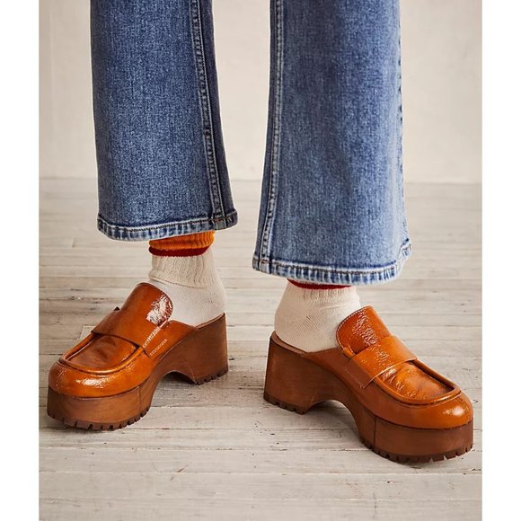 Free People Shoes - FREE PEOPLE Corbin Loafer Clogs / Sedona